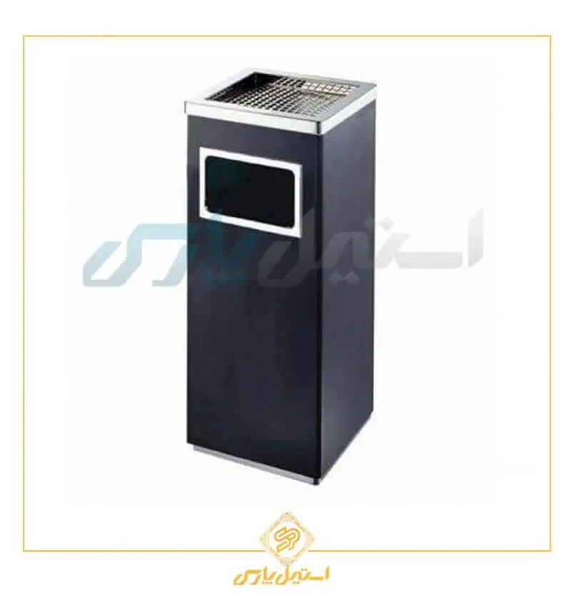 سطل زباله مشکی ساده