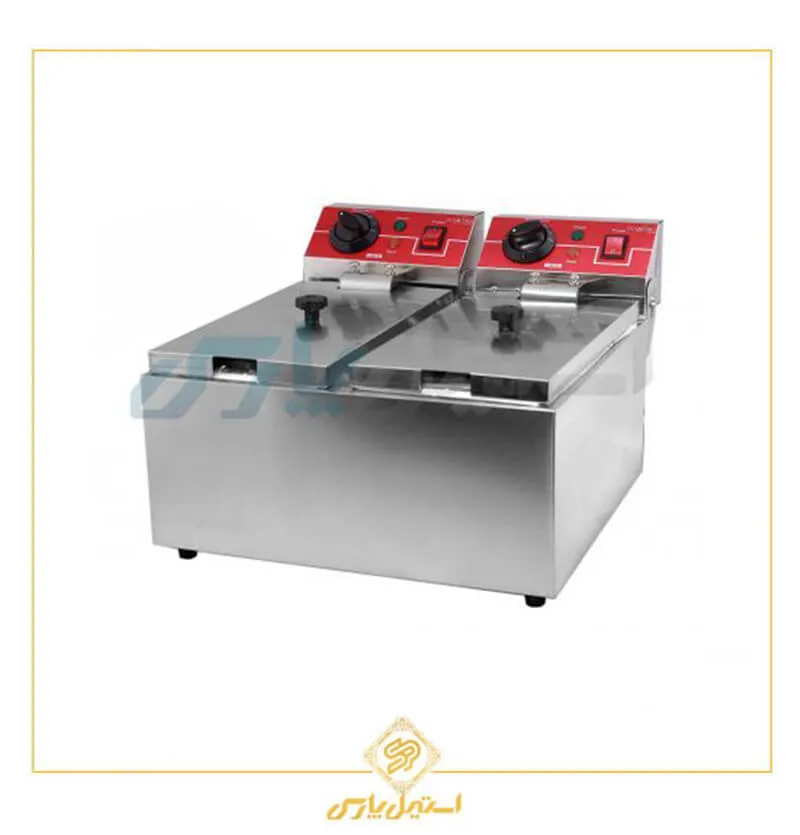 سرخ کن دو لگنه رو میزی برقی