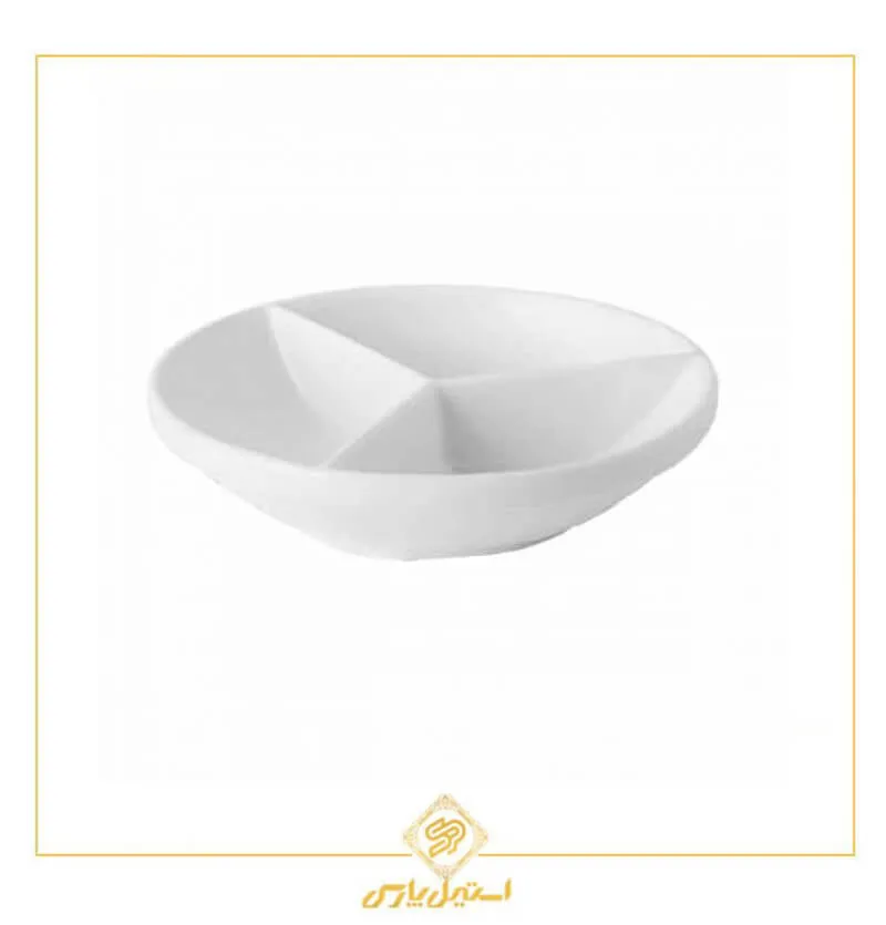 ظرف سه خانه توس چینی