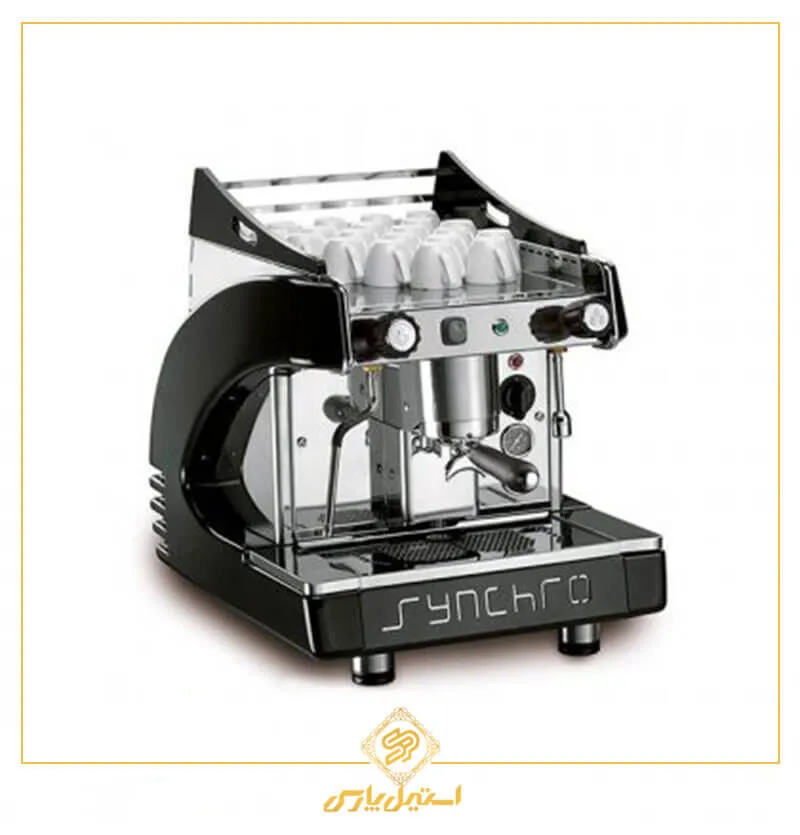 اسپرسوساز رویال تک گروپ نیمه اتومات سینچرو مدل Royal Synchro با قابلیت Tall Cup