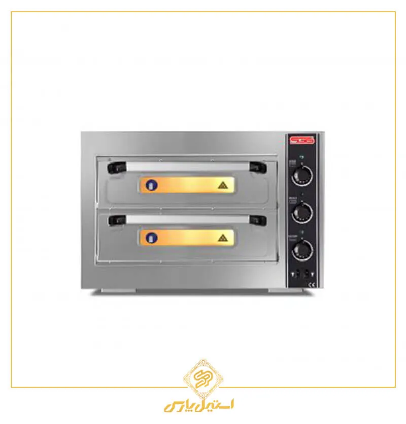 فر پیتزا گازی 6 بشقاب اس جی اس مدل SGS 5050DE