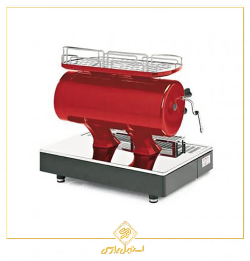 اسپرسوساز آستوریا دو گروپ نیمه اتوماتیک مدل Sibilla قرمز