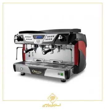 اسپرسوساز آستوریا دو گروپ تمام اتوماتیک مدل Plus 4 You مشکی قرمز
