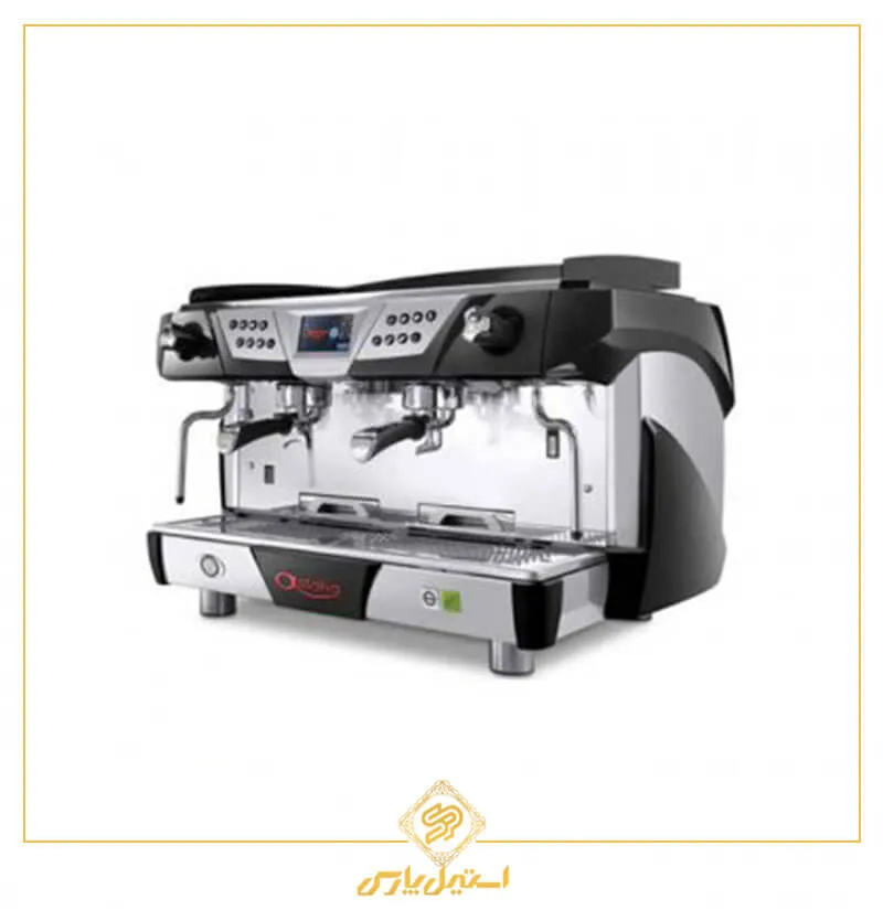 اسپرسوساز آستوریا دو گروپ تمام اتوماتیک مدل Plus 4 You مشکی خاکستری