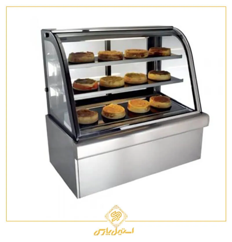 ویترین گرم ایستاده سه طبقه انویل مدل DHC 2500