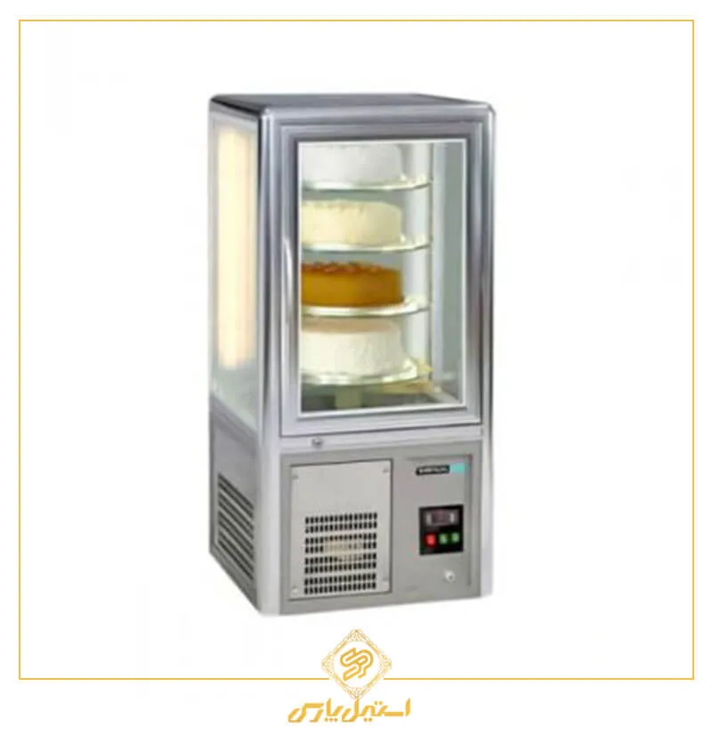 ویترین کیک رومیزی انویل چهار طبقه مدل CDF4000