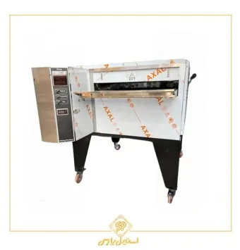 Rail pizza oven, opening 50 cm, Pars steel