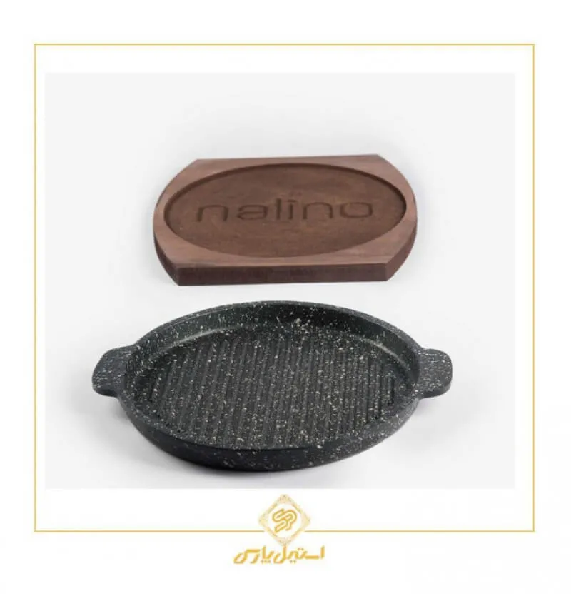 ظرف استیک چدنی گرد