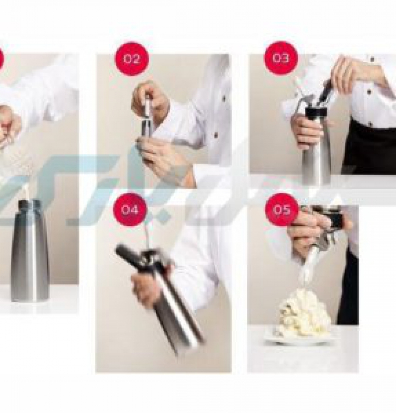 کپسول دستگاه گل خامه زن دستی