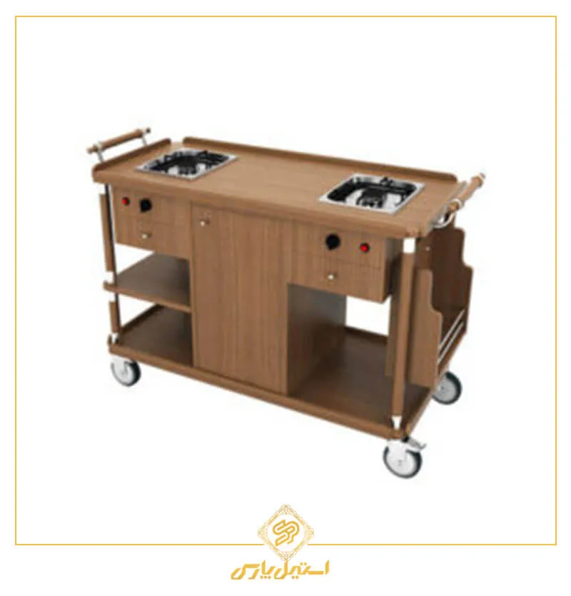 ترولی دو اجاقی 220